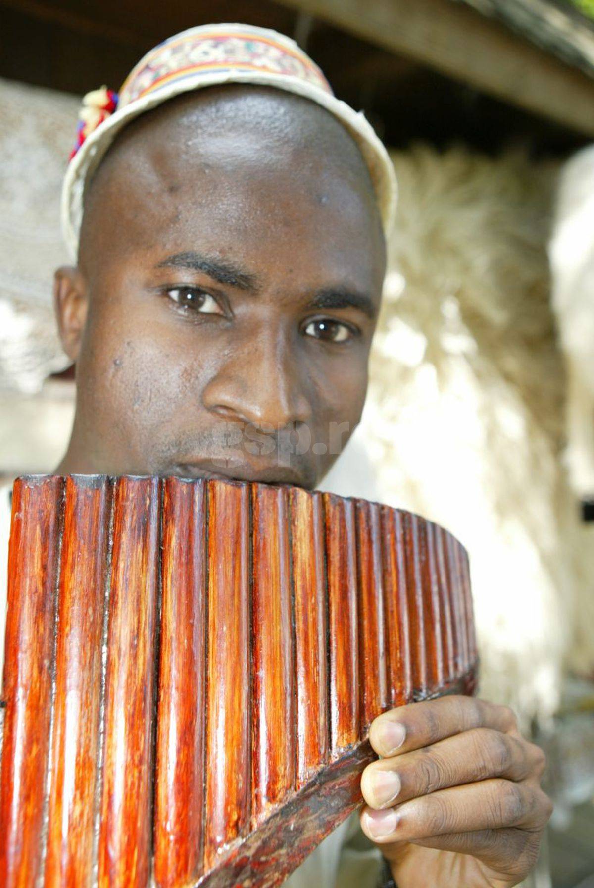 FOTO Samuel Okunowo la Muzeul Satului în 2003