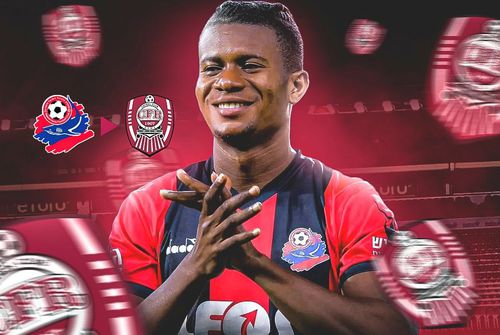 CFR Cluj a anunțat transferul liberianului Mohammed Kamara // sursă foto: Instagram