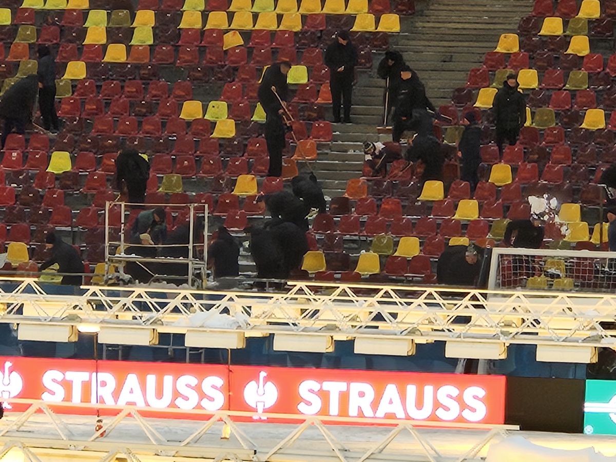 Cum arată Arena Națională înainte de FCSB - PAOK