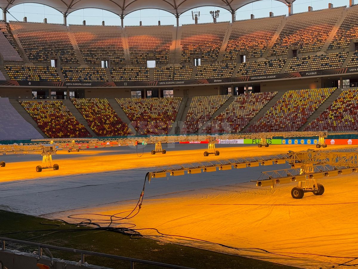 Cum arată Arena Națională înainte de FCSB - PAOK