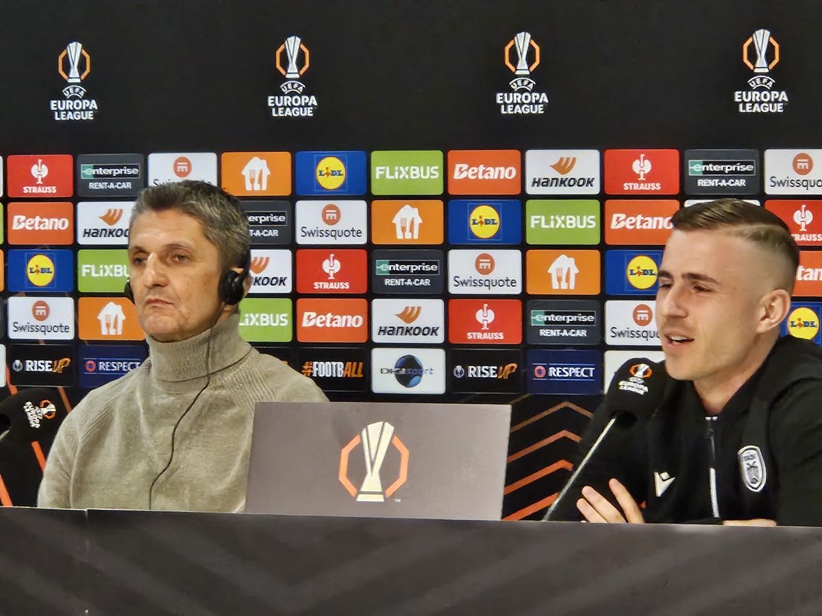 Răzvan Lucescu la conferința de presă înainte de FCSB - POAK