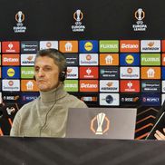 Răzvan Lucescu la conferința de presă înainte de FCSB - POAK/ Foto: GSP