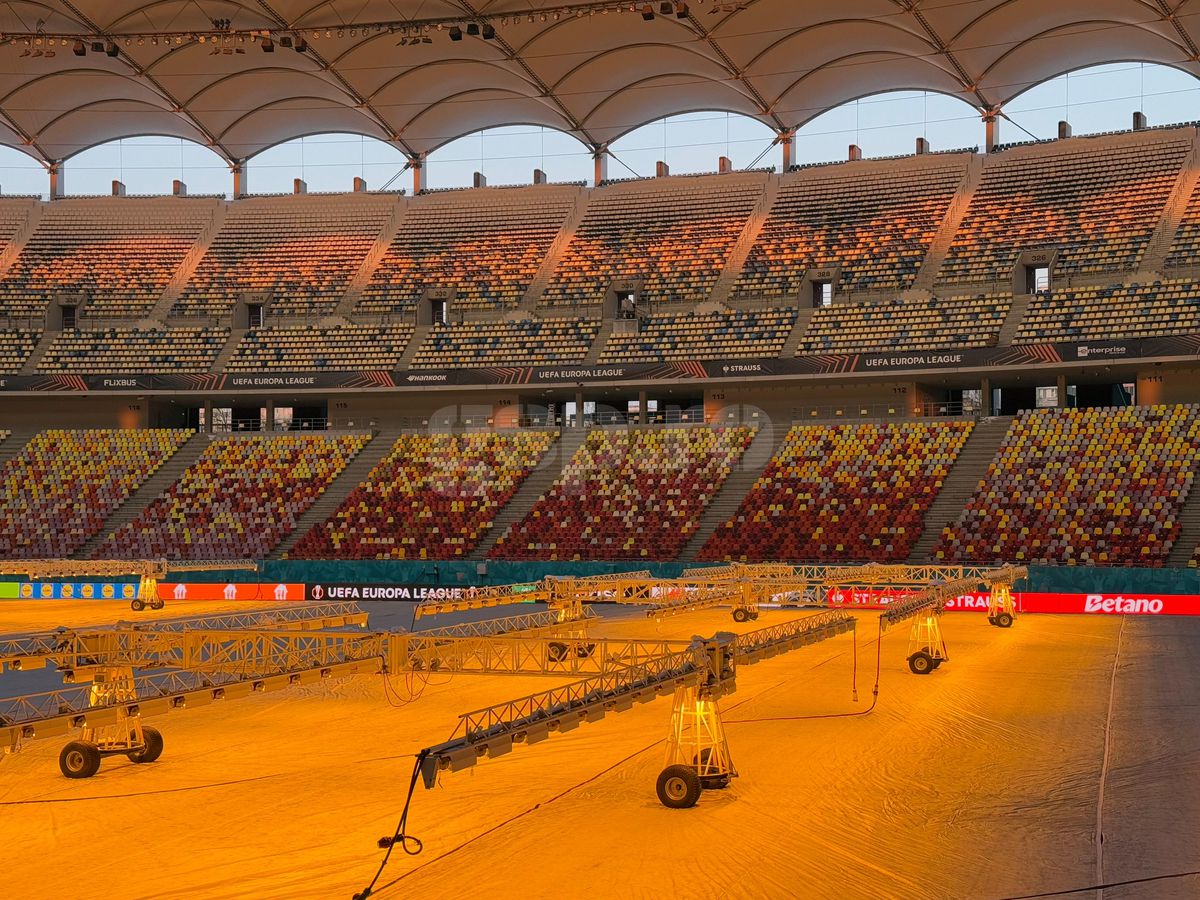 Cum arată Arena Națională înainte de FCSB - PAOK