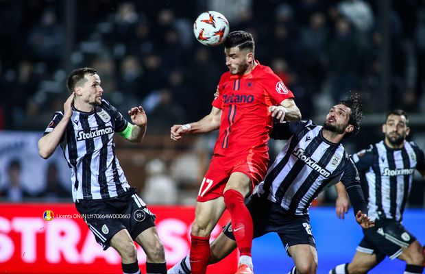 Asalt Multiplu pentru ”optimi”. FCSB – PAOK, meciul serii de joi în Europa League