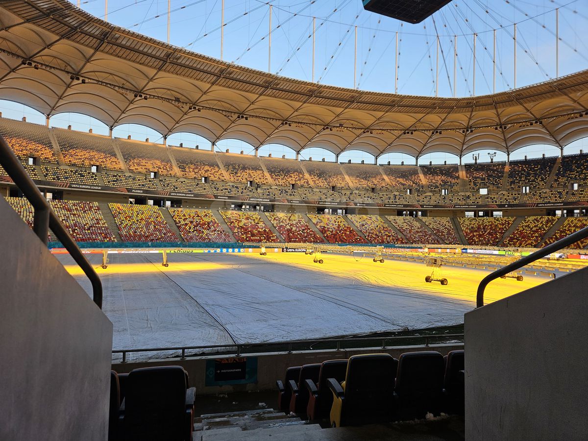 Cum arată Arena Națională înainte de FCSB - PAOK