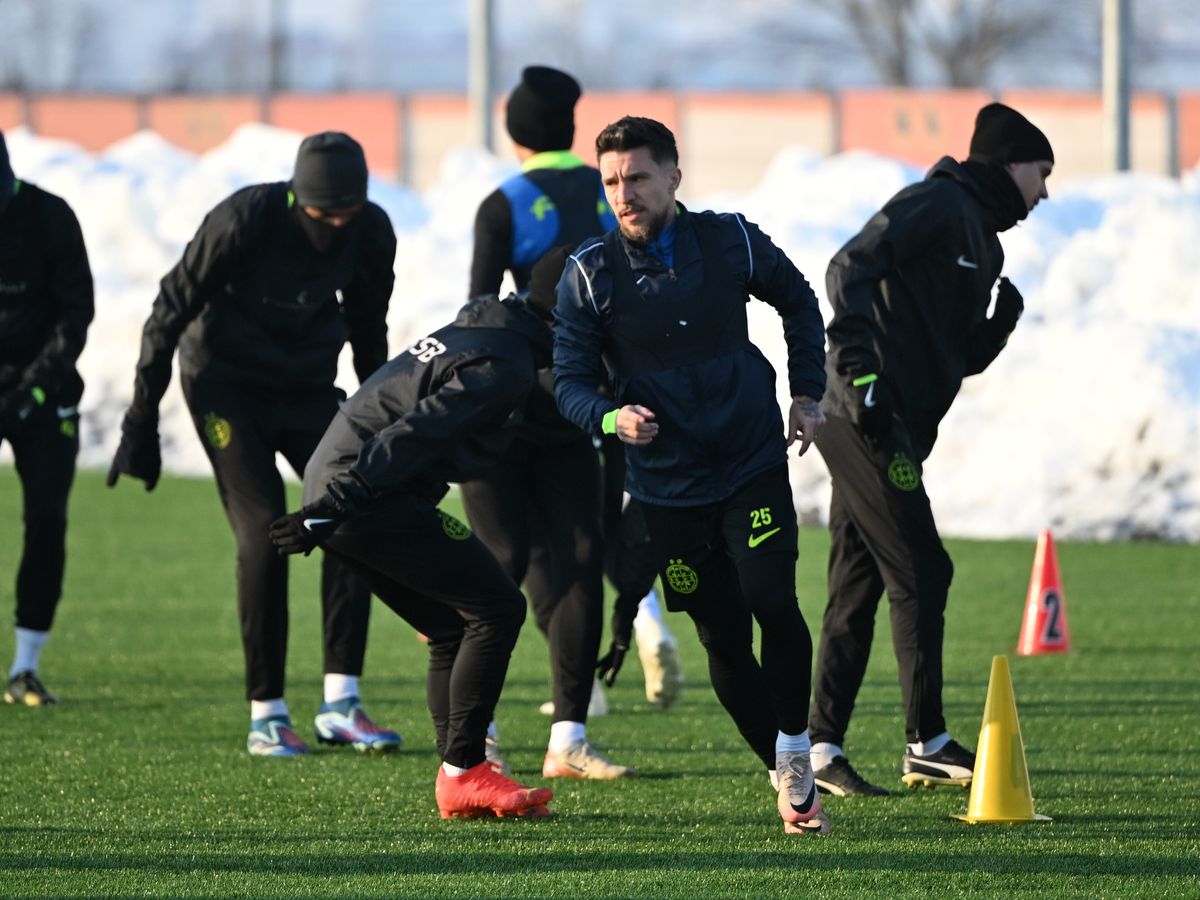 Antrenamentul oficial al celor de la FCSB înaintea meciului cu PAOK