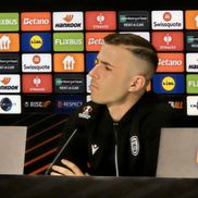 Pelkas la conferința de presă înainte de FCSB - POAK/ Foto: GSP