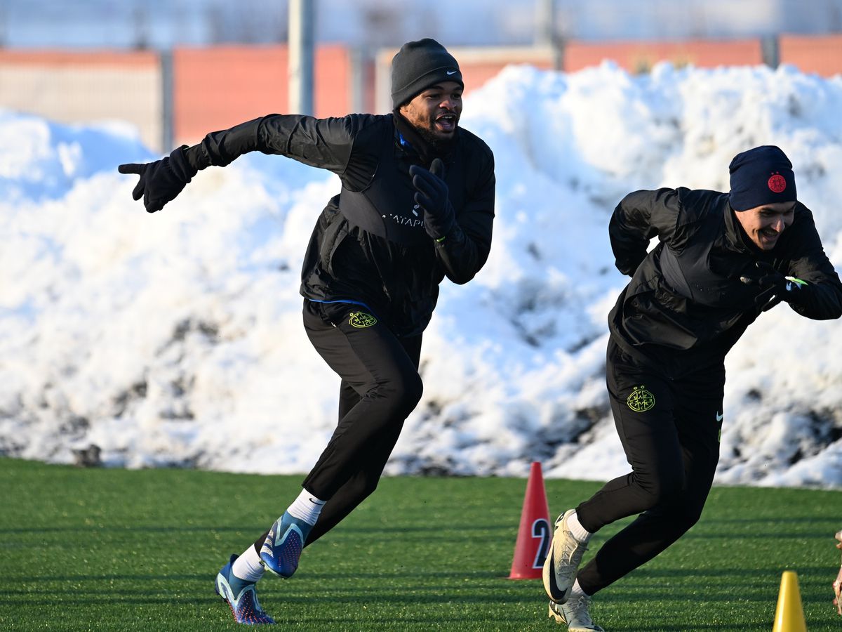 Antrenamentul oficial al celor de la FCSB înaintea meciului cu PAOK
