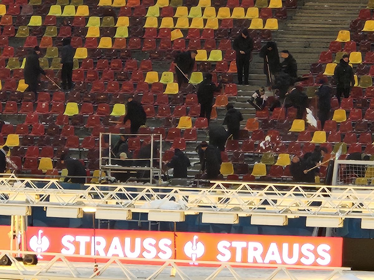 Cum arată Arena Națională înainte de FCSB - PAOK