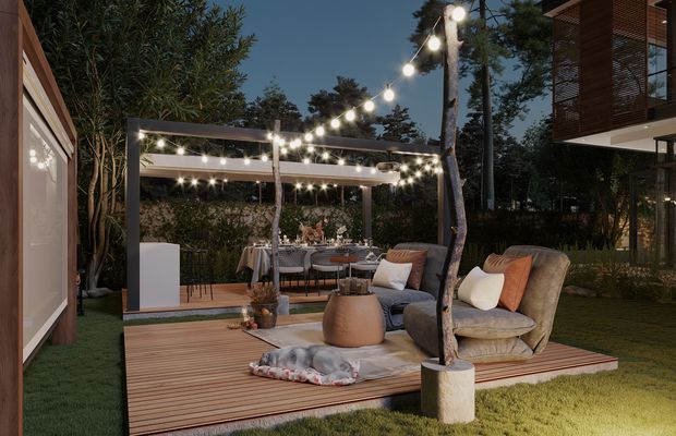 Ce tipuri de pavilioane sunt potrivite pentru o grădină amenajată în stil modern