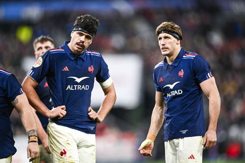 Hugo Auradou și Oscar Jegou. FOTO: Imago