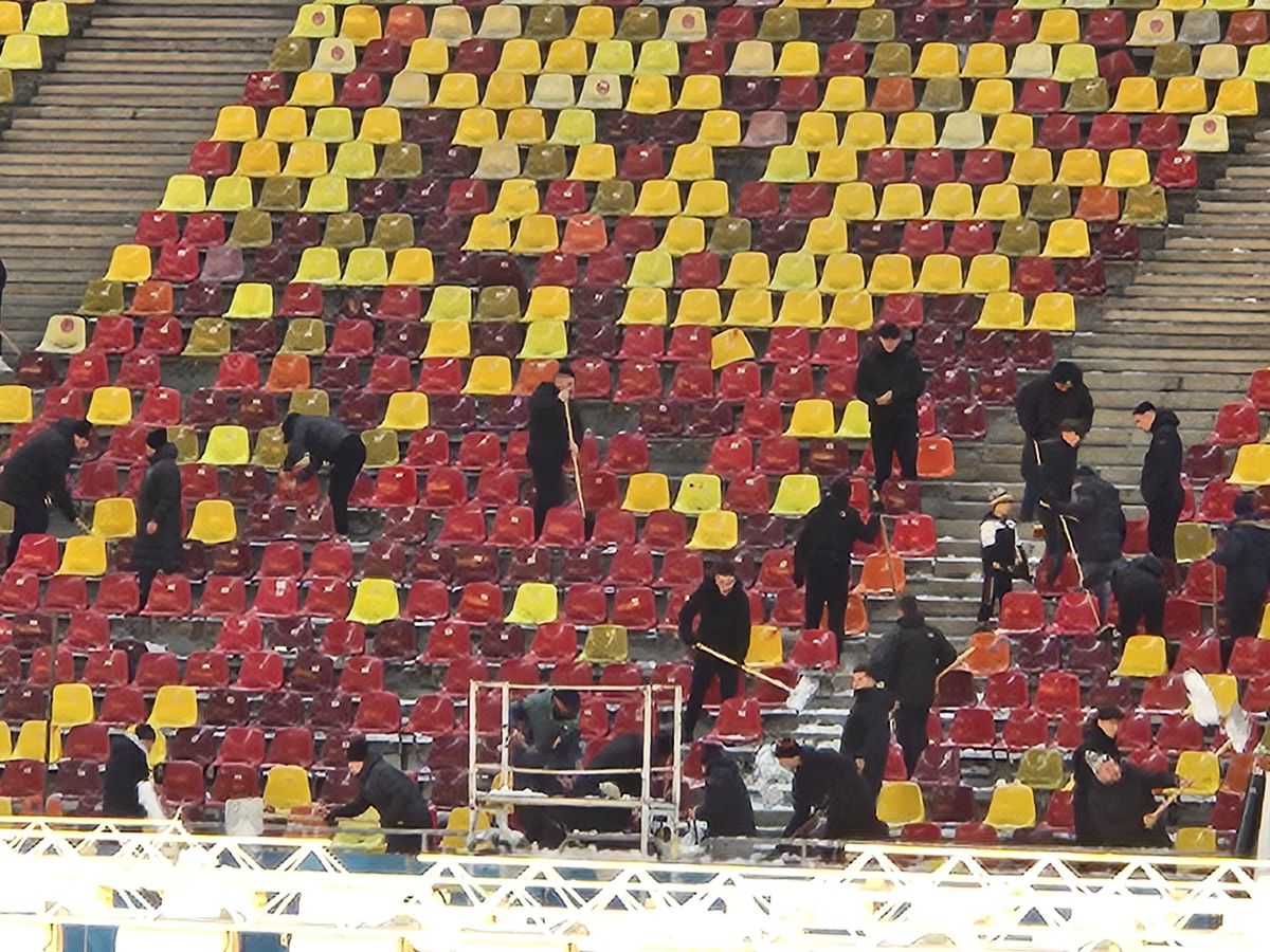 Cum arată Arena Națională înainte de FCSB - PAOK