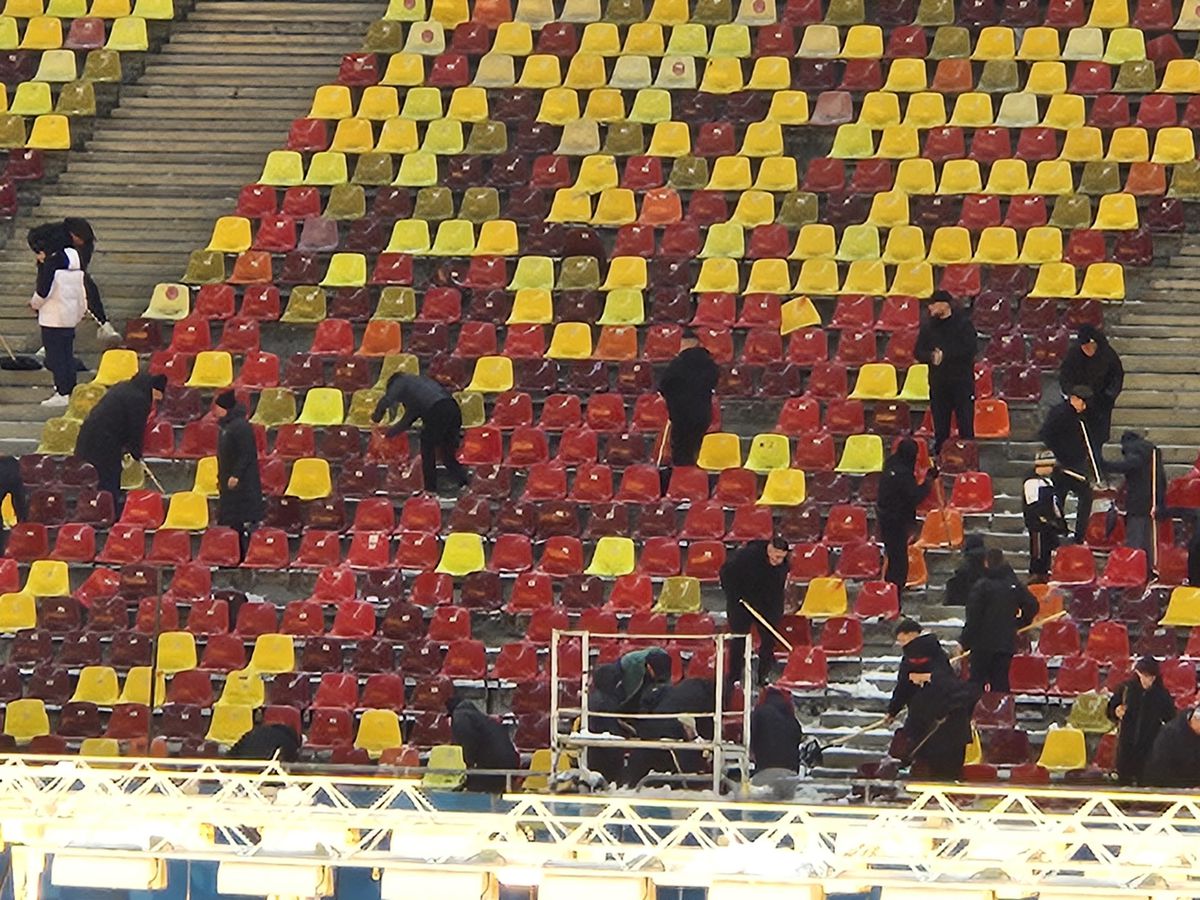 Cum arată Arena Națională înainte de FCSB - PAOK