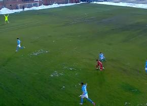 Deschidere în FC Voluntari - Steaua, primul meci al anului în Liga 2 » Terenul arată groaznic