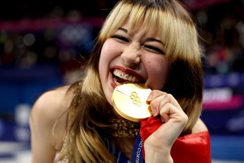 Alysa Liu cu medalia de aur olimpică FOTO Guliver/GettyImages
