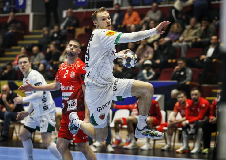 Poza pentru articolul Dinamo l-a înfruntat pe marele Mathias Gidsel: a câștigat handbalul! » Momente demne de Liga Campionilor în Polivalentă