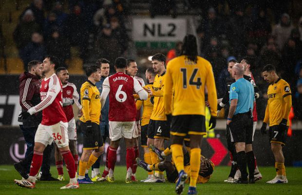 Nervi întinși la Arsenal, încăierare la final! » De unde a plecat totul