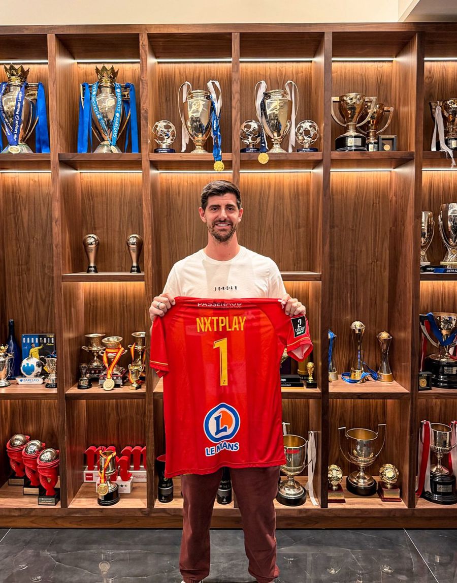 Thibaut Courtois, unul dintre proprietarii unui club din Franța, alături de Novak Djokovic