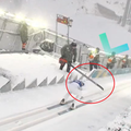 Momentul în care Benjamin Loomis risca să fie accidentat grav // foto: captură X