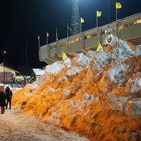 Chivu, învins în nămeți