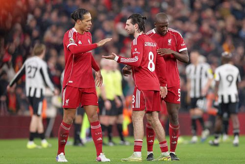 Virgil van Dijk și Dominik Szoboszlai // FOTO: Getty Images