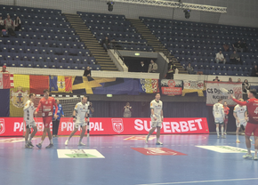 Dinamo - Fuchse, meci de gală în Liga Campionilor » Pauză în Sala Polivalentă: avantaj minim pentru nemți
