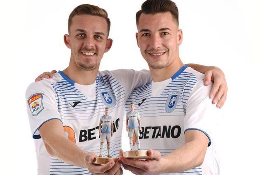 Craiova a pornit o nouă campanie de marketing: vinde statui de 15 centimetri cu jucătorii din Bănie