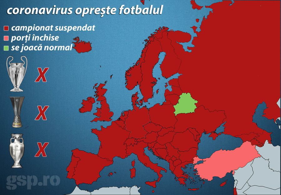 Pandemia de coronavirus a blocat fotbalul » Anunț oficial: nu retrogradează nimeni în acest sezon