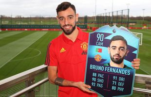 FIFA 20. Bruno Fernandes, primul card special de când a venit la Manchester United