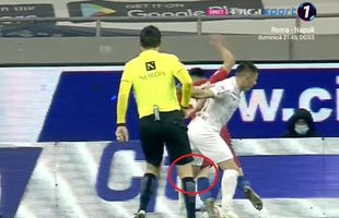 Eroare de arbitraj în FCSB - CFR Cluj: „E penalty” » Hațegan a dat „galben” pentru simulare