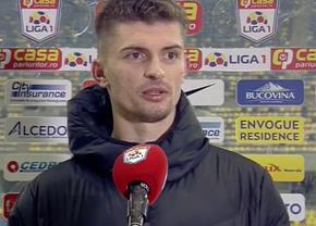 Florin Tănase, mulțumit după egalul cu Voluntari: „Este bun și un punct”