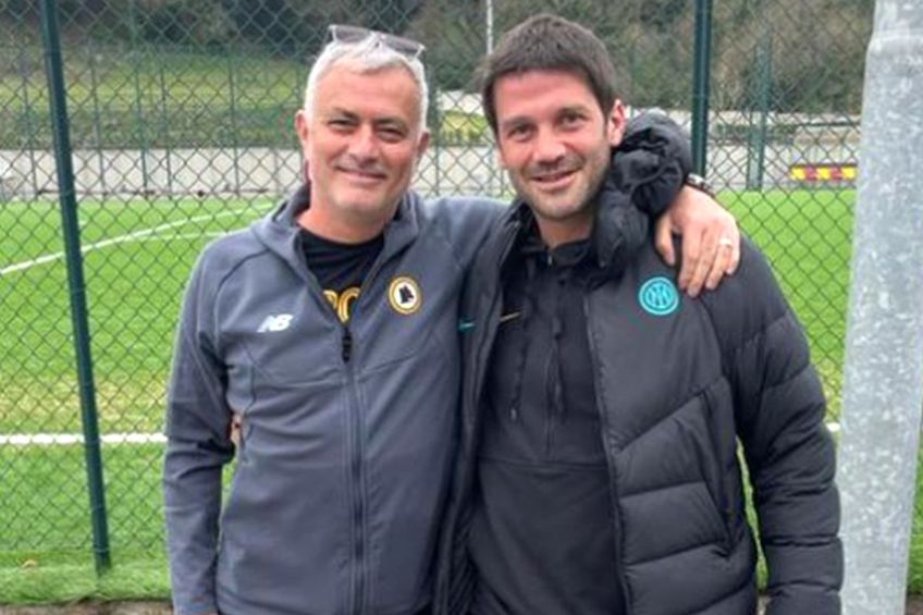 Jose Mourinho și Cristi Chivu / Sursă foto: Instagram.com/josemourinho