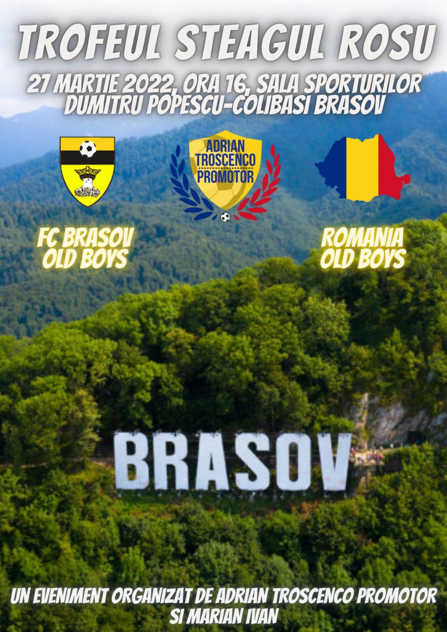 Generația de Aur se reunește la Brașov: „Vrem să trezească spiritul fotbalistic al orașului!”