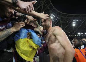 Televiziunea rusă a înlocuit imaginile cu steagurile Ucrainei pe transmisiunea live! Ce a apărut după golul marcat de Yarmolenko în West Ham - Sevilla, din Europa League