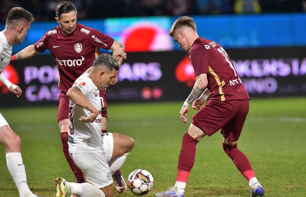 Runda Farului » CFR Cluj și Rapid s-au neutralizat în Gruia, la capătul unui meci memorabil. Hagi profită și se distanțează: clasamentul