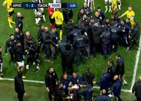 Răzvan Lucescu, eliminat și înjurat de președinte, după derby-ul Aris - PAOK: „Asta au zis din camera VAR! Minciuni” » Gestul care a declanșat haosul