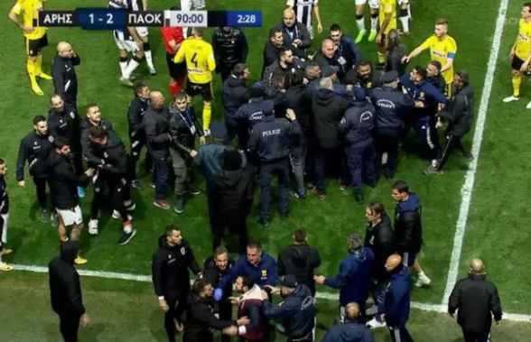 Răzvan Lucescu, înjurat de președinte, după derby-ul Aris - PAOK: „Asta au zis din camera VAR! Minciuni” » Gestul pentru care a fost eliminat