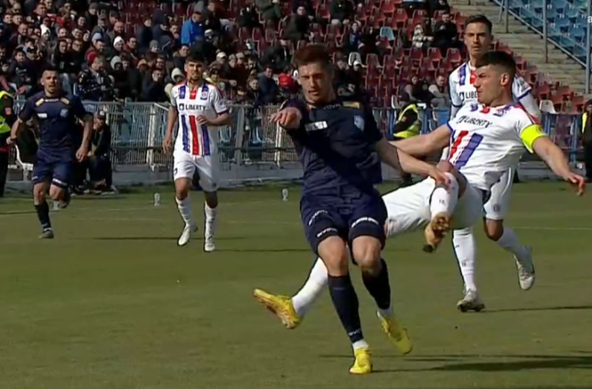 A fost faultat brutal în acest play-off de Liga 2 și descrie faza: „Eram pe altă planetă”