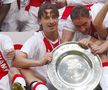 Nicolae Mitea și Zlatan Ibrahimovic, sărbătorind titlul cucerit la Ajax / Sursă foto: Imago Images