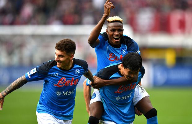 FabulOsimhen » Golgheterul nigerian a mai reușit o „dublă” și Napoli este tot mai aproape de titlu: are +21 puncte față de locul 2!