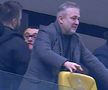 Mihai Rotaru, transfigurat la „oficială” » Flancat de Bobonete și de un fost ministru, s-a calmat cu un whisky după golul lui Edjouma