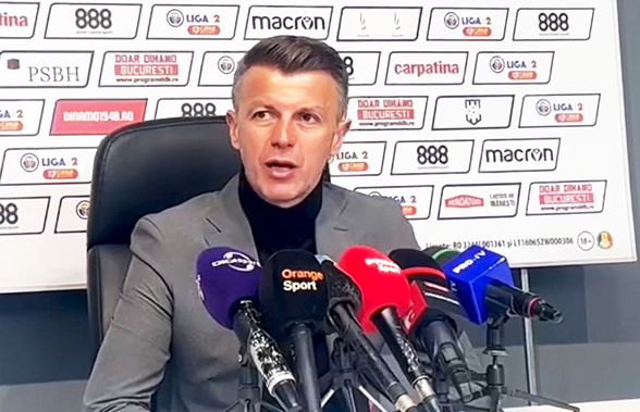 Ce spune Ovidiu Burcă după Dinamo - Gloria Buzău: „Am avut un jucător din 2006 pe teren, regula ne dă peste cap”