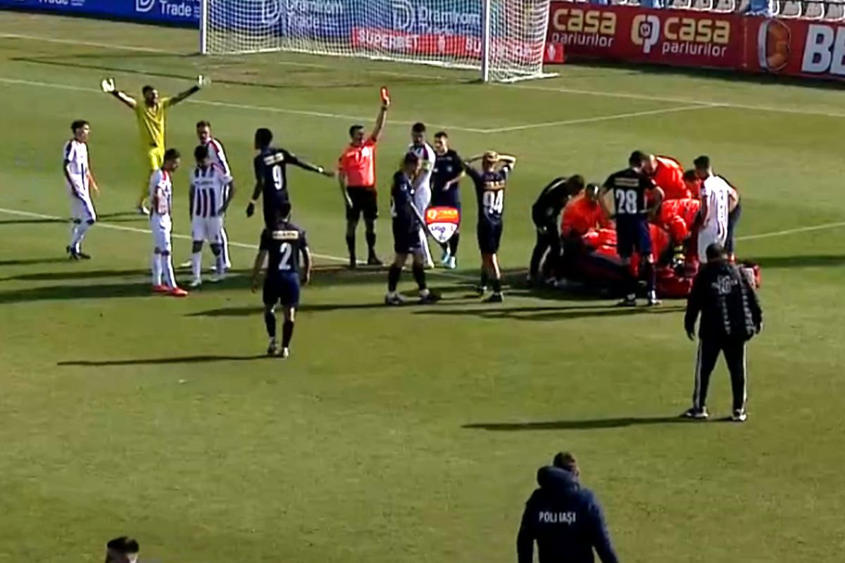 A fost faultat brutal în acest play-off de Liga 2 și descrie faza: „Eram pe altă planetă”