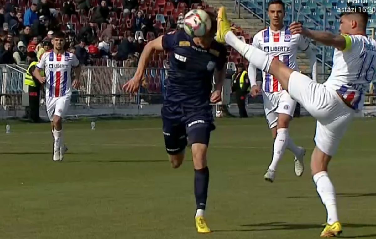 A fost faultat brutal în acest play-off de Liga 2 și descrie faza: „Eram pe altă planetă”