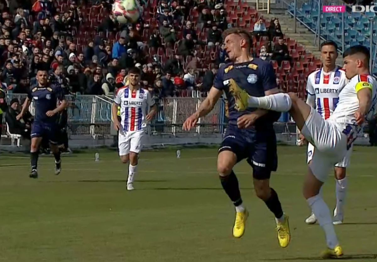 A fost faultat brutal în acest play-off de Liga 2 și descrie faza: „Eram pe altă planetă”