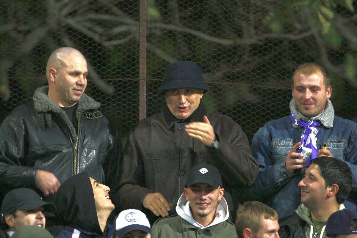 George Copos în peluză la Dinamo - Rapid (2007)