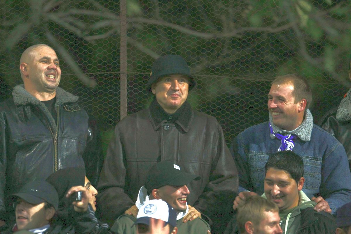 George Copos în peluză la Dinamo - Rapid (2007)