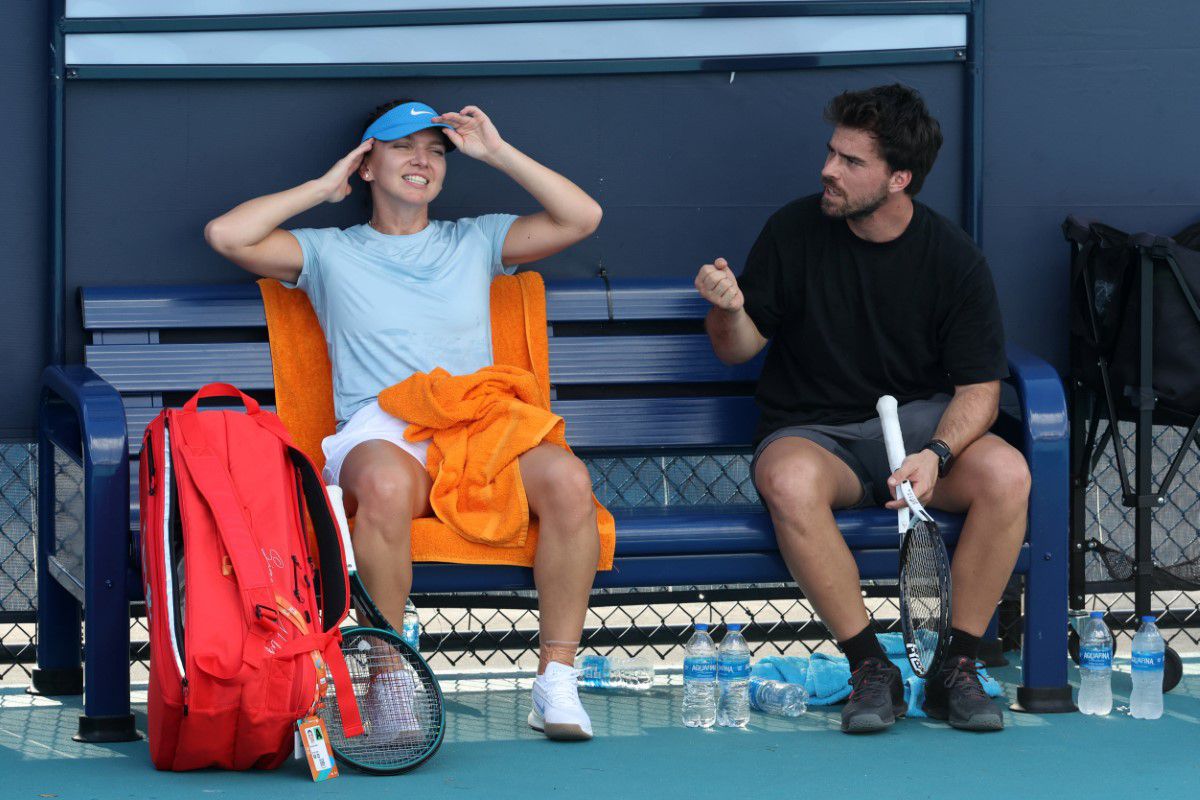 Darren Cahill a supervizat-o pe Simona Halep la Miami