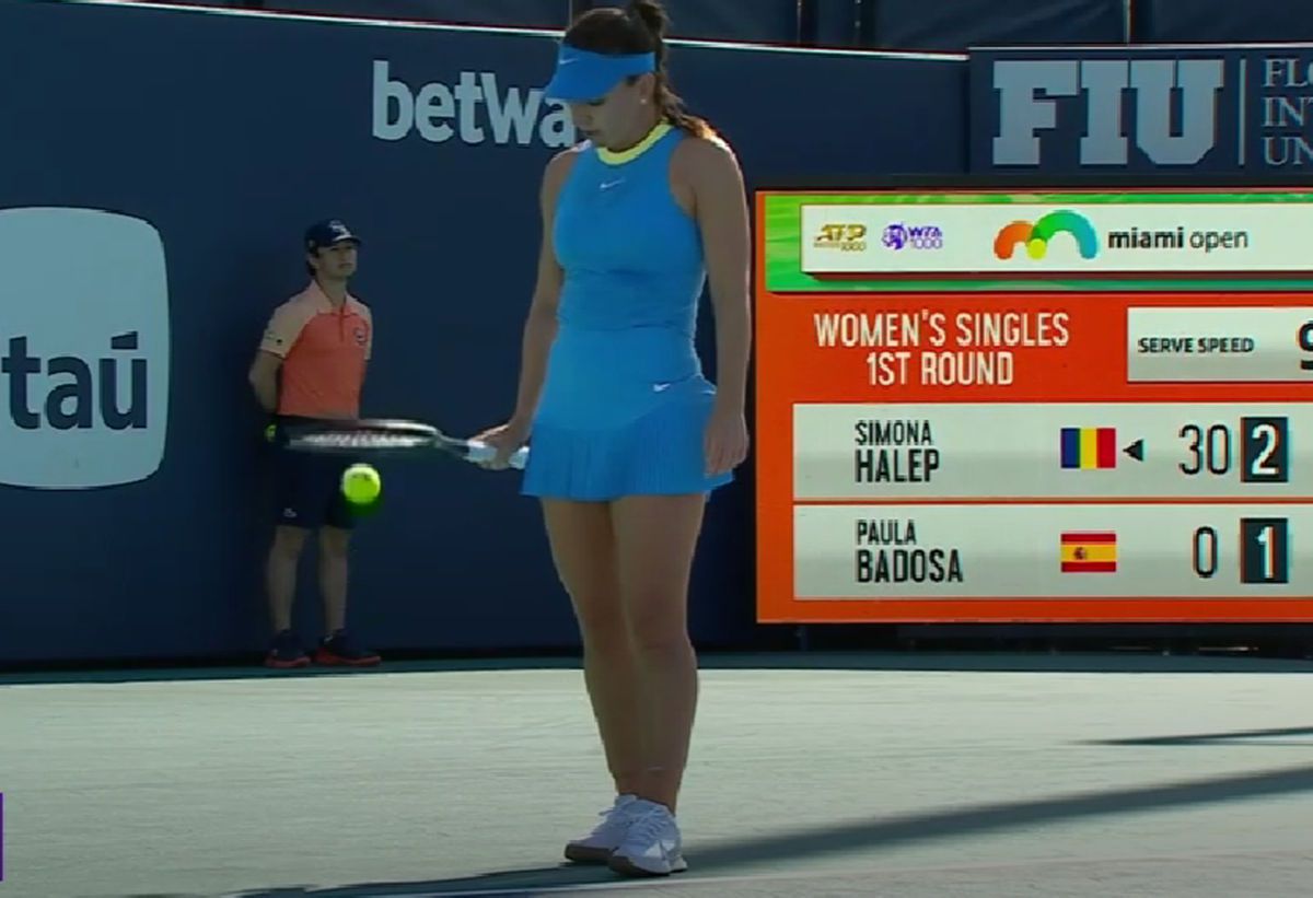 Cum a apărut Simona Halep la revenirea pe teren » Ținută spectaculoasă la Miami