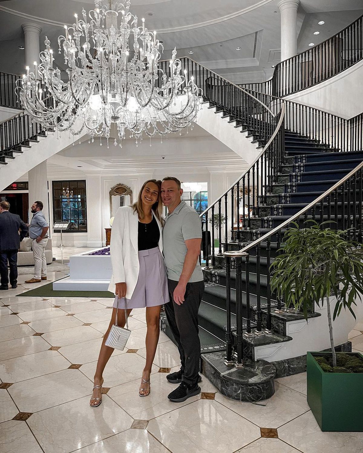 Konstantin Koltsov și Aryna Sabalenka